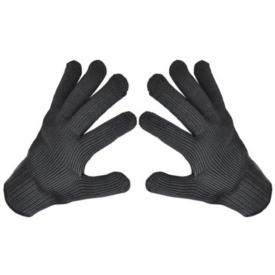 1 Paar Edelstahl-Drahtgeflecht Anti-Schnittfestigkeit Sicherheitsschutzhandschuhe