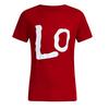 Männer Paare Liebhaber Kurzarm Liebesbrief Druck T Shirts Tops Blusen