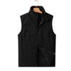 Vest Velvet Wool Gilet Autumn Winter Casual Sleeveless Jacket Men Warm Fleece Mens Vest Jacket Black Thick Sleeveless Men's