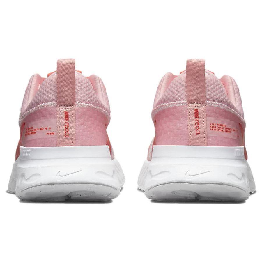 Nike React Infinity Run Flyknit 3 Premium 'Medium Soft Pink Light Crimson' Women's DZ3016-600