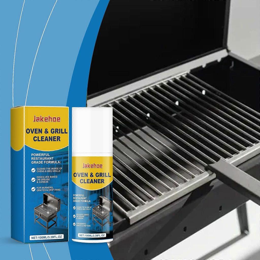 Jakehoe Grill Cleaner Oven Rack And Kitchen Grease Removal Foam Cleaner Household Cleaner