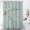 Flower And Bird Shower Curtain Waterproof Bathroom Decorative 3D Printed Fabric Decorative Shower Curtain Cortina De La Ducha
