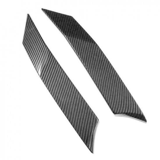 Carbon Fiber Rear Window C Pillar Molding Cover Trim Fits RAV4 -