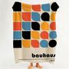 Coperta in Flanella Stile Bauhaus Adatta per Divano Soggiorno Camera da Letto