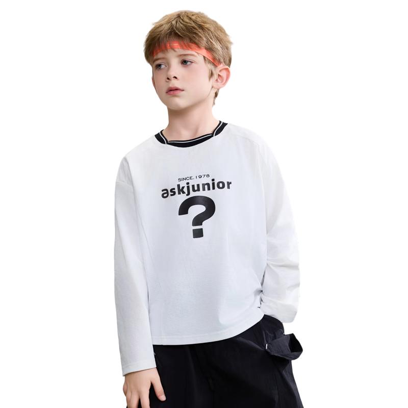 ASK JUNIOR Boys  Quick-Dry Long Sleeve T-Shirt XL