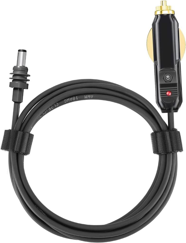 Waterproof 5m Car Charger Cable with Cigarette Lighter Adapter - Popular Model