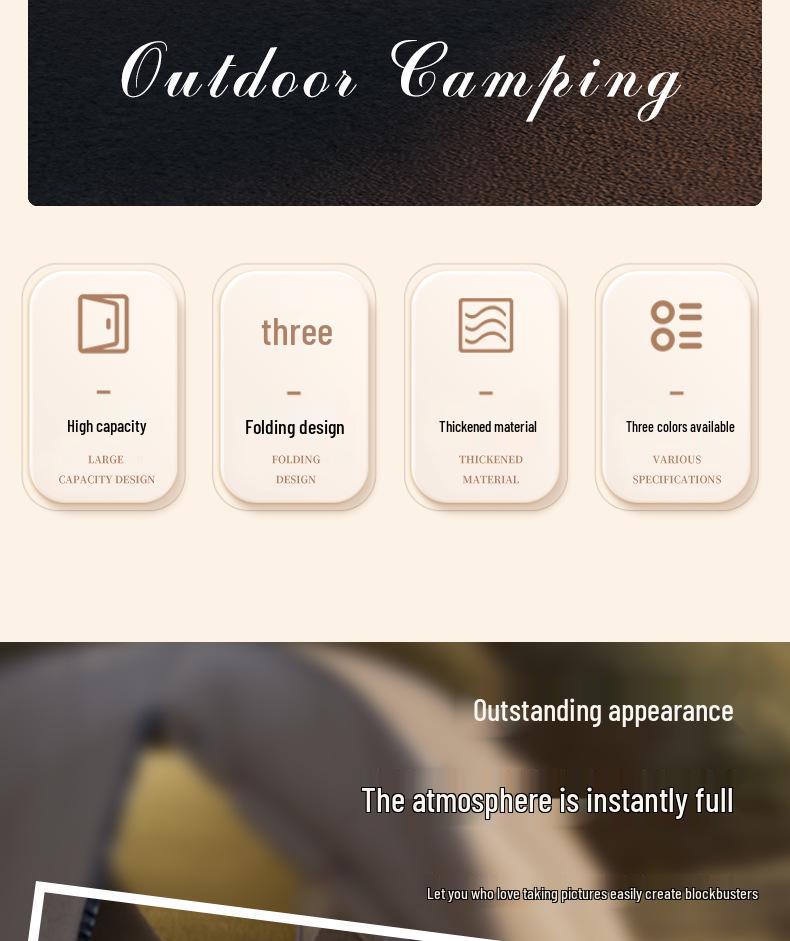 Compact Foldable Storage Box for Car, Camping, and Trunk Use