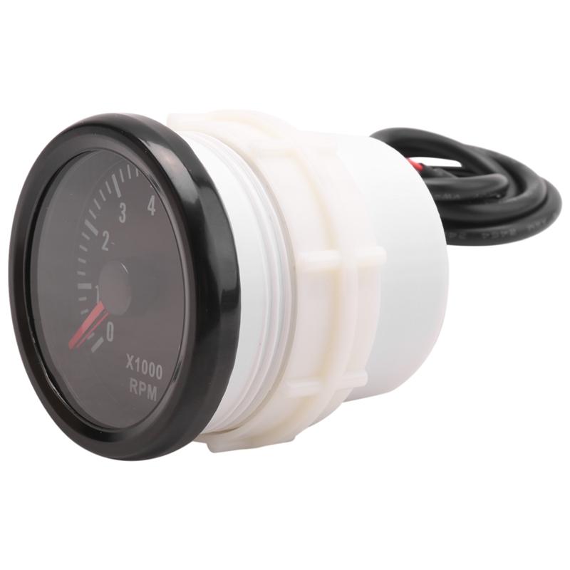 52MM Electrical Tachometer 0-8000 RPM 2Inch RPM Tacho Meter For 2 3 4 5 6 8 Cylinder Gasoline Engine Car Boat Yacht