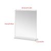62KD Acrylic Picture Holder Clear Acrylic Sign Holder Frames for Documents And Memory 4x6inch Photo