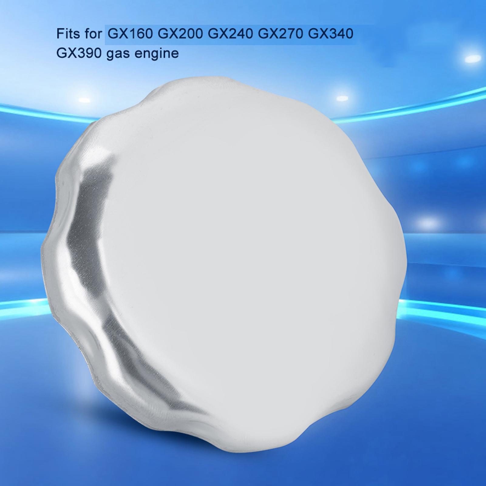 

Chrome Fuel Gas Tank Cap for GX160 GX200 GX240 GX270 GX340 GX390 Engines