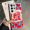 Creative Text You Look So Good Phone Cover Case for Samsung Galaxy S25 S24 FE S25Edge S23 S20 Plus S21 S22 S23 Ultra Note 20