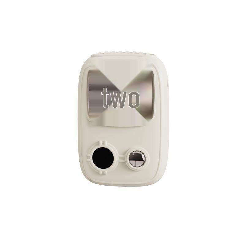 

2026 Outdoor USB Monocular Waist & Neck Hanging Fan - Portable, High Capacity, Brushless Cooling. T19-FS белый