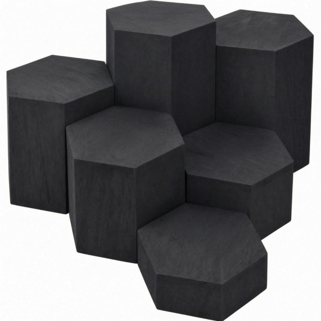 Hexagonal Tabletop Display Stand Compact for Craft Displays