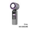 4000MA Handheld Fan USB Mini Turbo Fan Portable Refrigeration Charging Desktop Fan Wireless Electric Air Cooler Fan