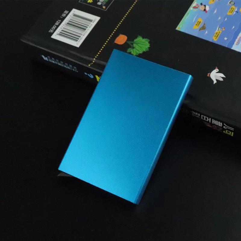 RFID-Proof Aluminum Card Holder for Credit, Business, and Membership Cards