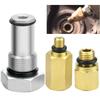 Oil Rail Adapter with 6.0 High Pressure Oil Pump IPR Valves Air Test Fitting Tool for 6.0L Engine