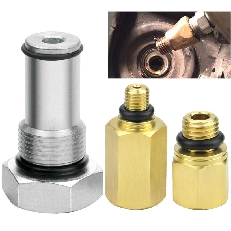 Oil Rail Adapter with 6.0 High Pressure Oil Pump IPR Valves Air Test Fitting Tool for 6.0L Engine