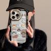 Cute Doodle Dog for 17ProMax Phone Case 15 Acrylic for IPhone13 Cute 16 for Apple
