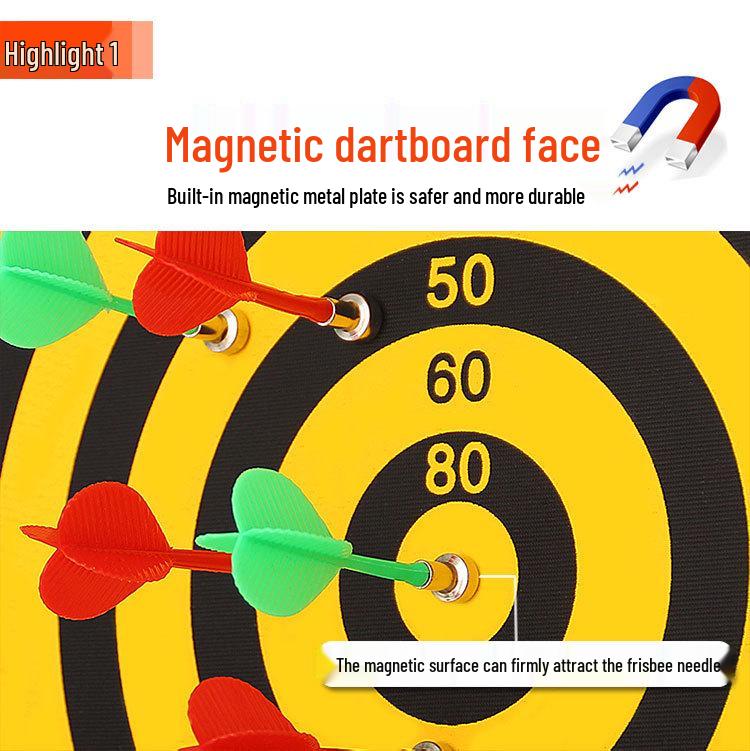 Set di Freccette Magnetiche Double-Sided per Bambini – Grande Giocattolo Sicuro da Interno