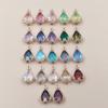 10PCS DIY Necklace Bracelet Earrings Alloy Jewelry Accessories Baroque Crystal Pendant Accessories Charm for DIY Jewelry Making