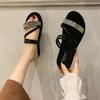 Women's Sandals for Summer Wear, Slippers Flatbottomed Fashion Flipflops, Beach Shoes Cool Slippers Women's Stall Shoes