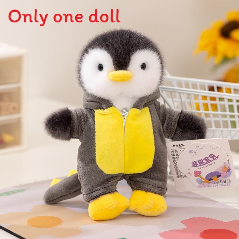 Cute Penguin And Bear Plush Toys With Soft Cotton Fill For Kids Birthday Gift