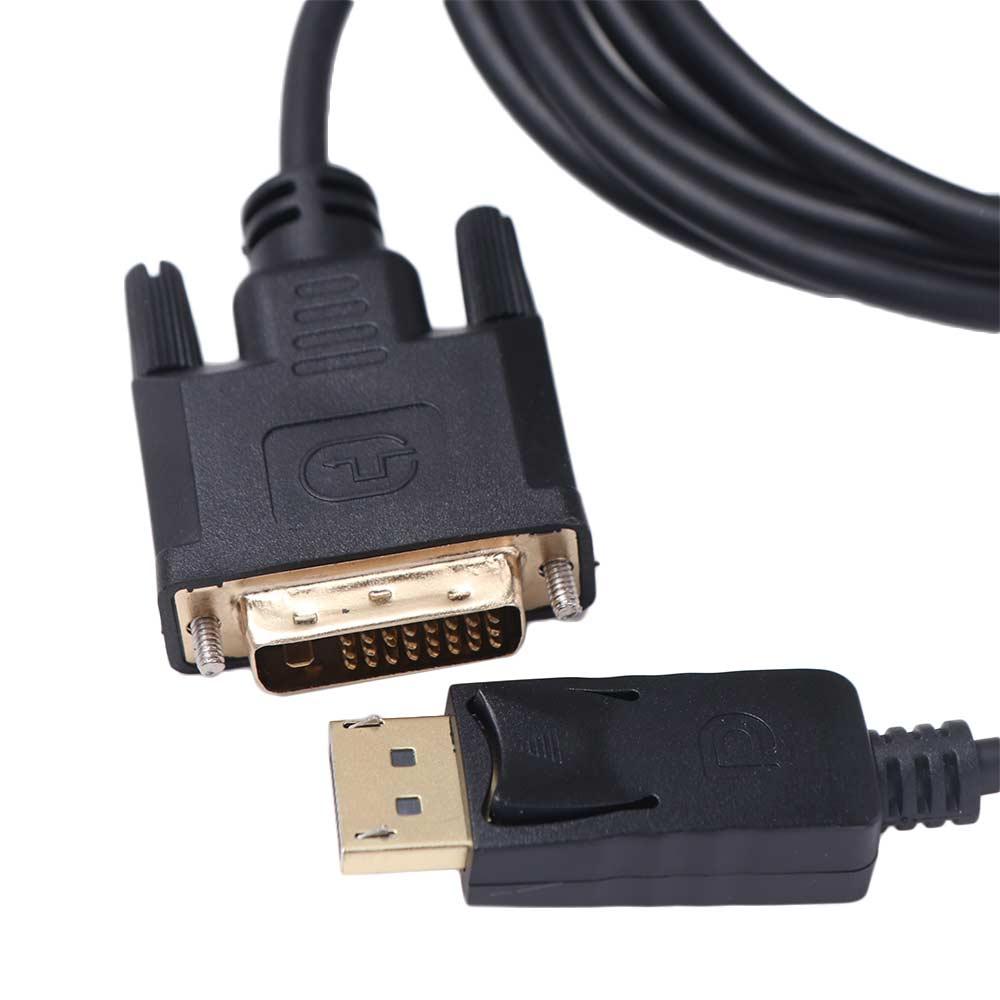 Male to Male DP TO DVI Cable Connecting Conversion HD Video Cable  Computer Projector