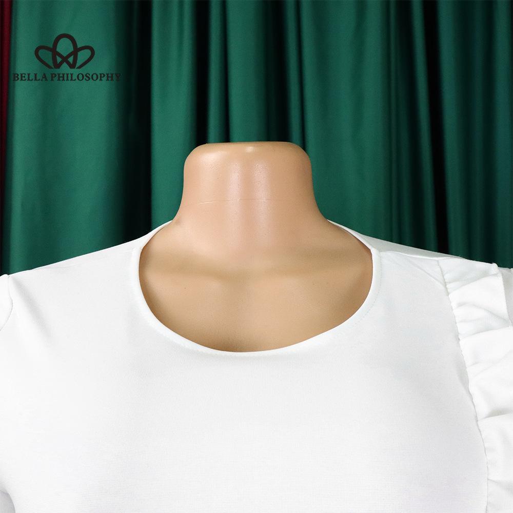 New Elegant Slim Pencil Skirt Fashion Hip Plus Size Dress Fashion Casual Woman Long Party Dress