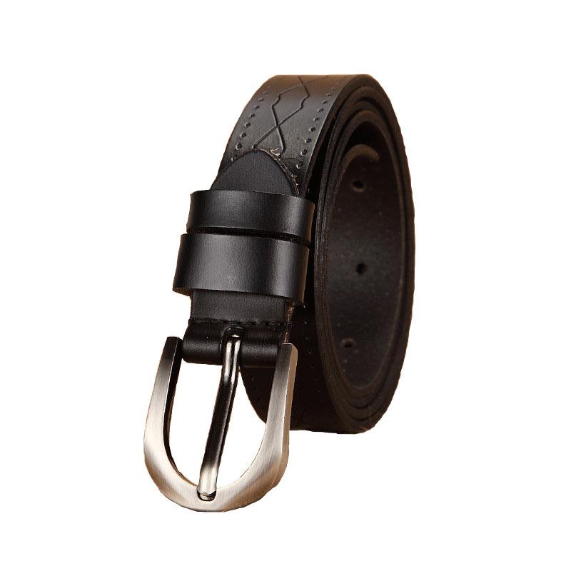 

Женский ремень из коровьей кожи, корейский ретро, двухслойный ремень из коровьей кожи, женский повседневный декоративный ремень для брюк