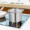 Covered Stockpot Pans Kitchen Cookware Supply Saucepan Oil Barrel Soup Boiling Stainless Steel With Lid Household Brine