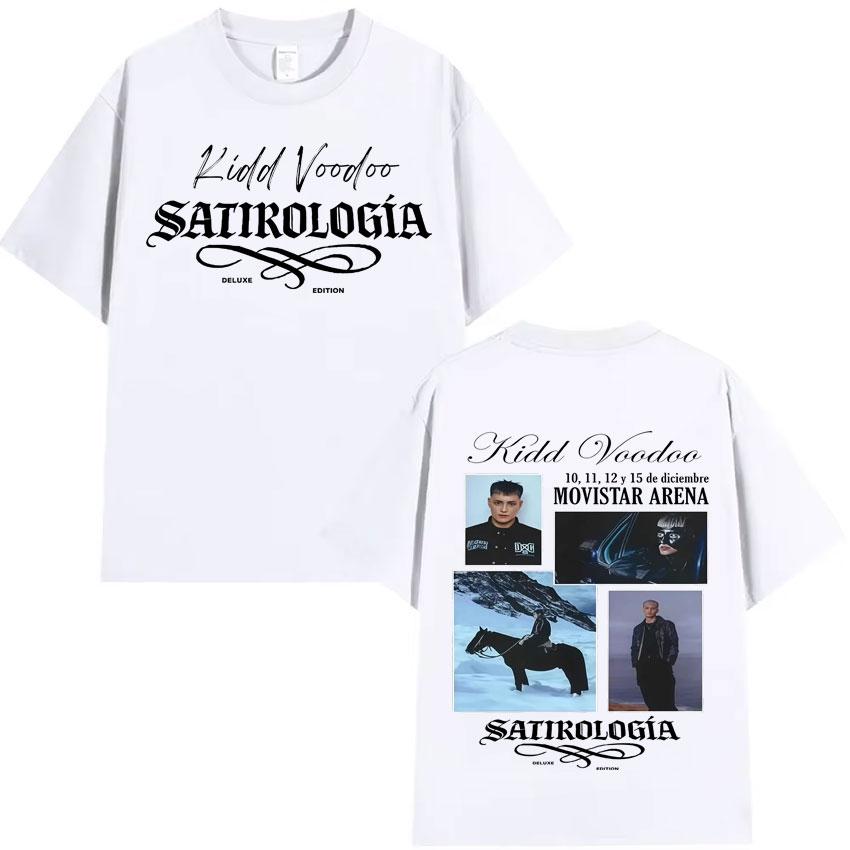 Kidd Voodoo Satiro Tour 2025 Fashion Oversized Tee Shirts Summer Mens Women Clothing Harajuku Crewneck Cotton Tshirt Teenagers