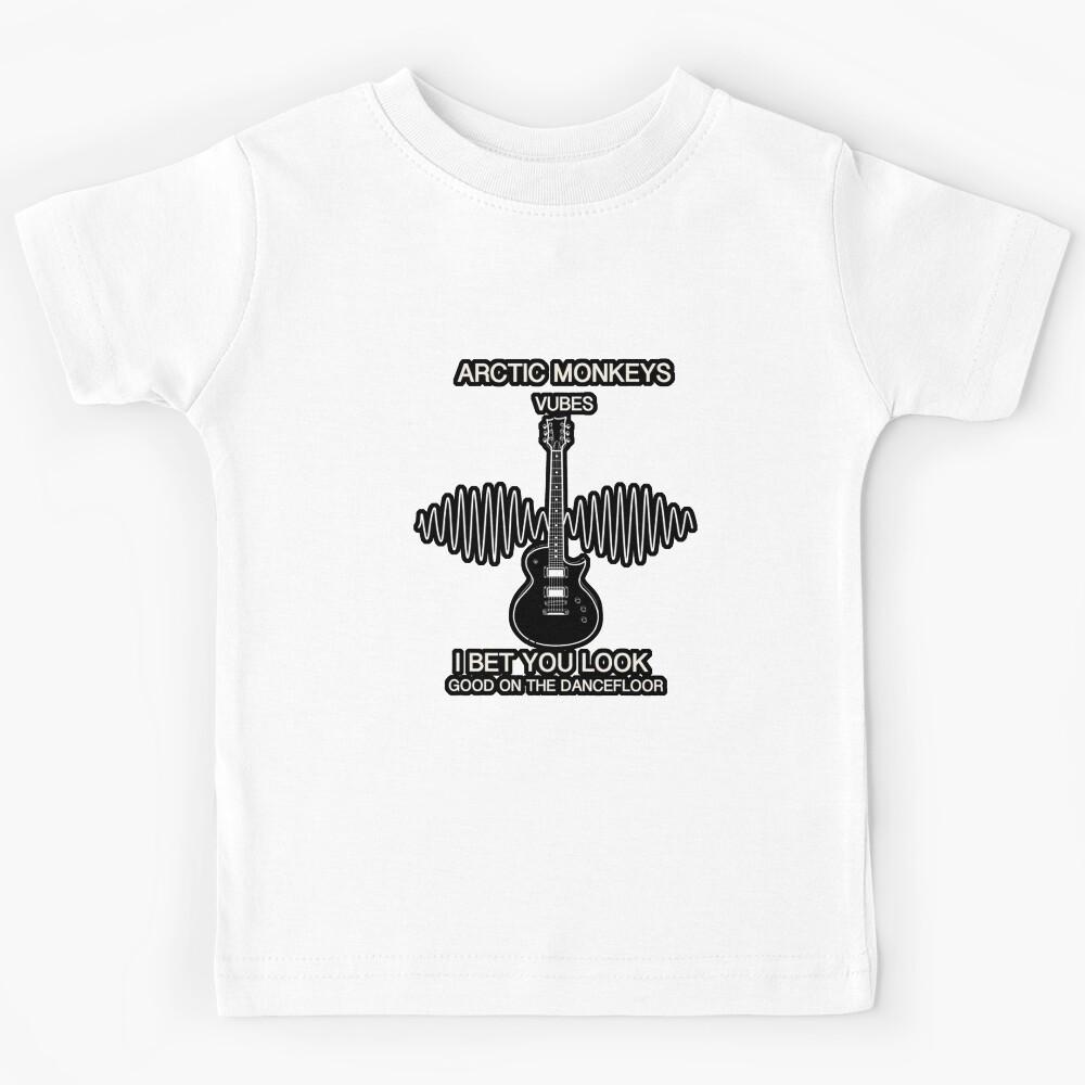 Arctic Monkeys AM Wave Guitar Design Kids T-Shirt 170