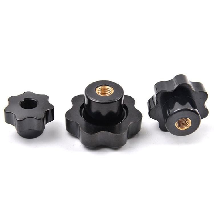 10pcs/set Hand Tighten Nuts Handle Thread Star Mechanical Thumb Nuts Plastic