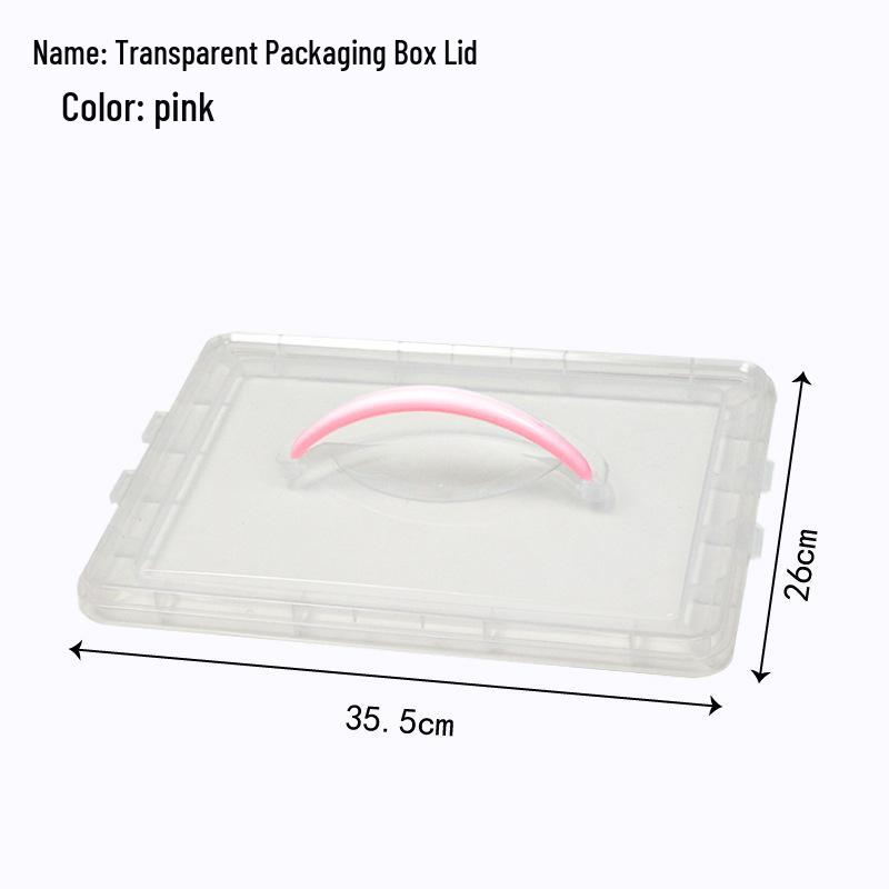 Transparent Cupcake Muffin Transport Box with Handle