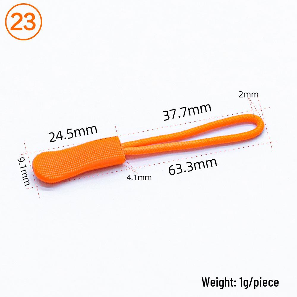 Eco-friendly TPU Caterpillar Zipper Head Pull Cord