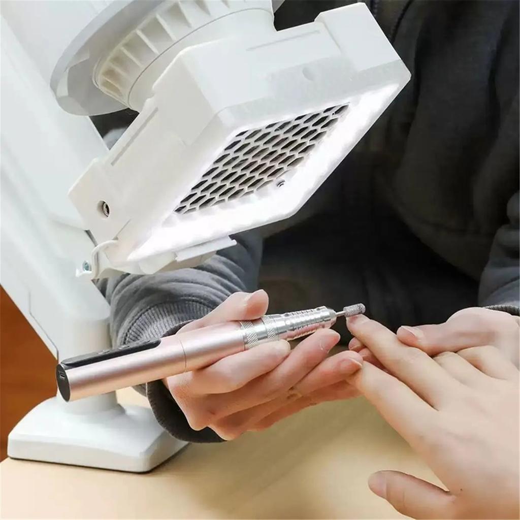 Desktop Nail Dust Collector Machine Nail Dust Vacuum Cleaner For Manicure Pedicure Nail Art Salon Dust Suction Remover Powerful