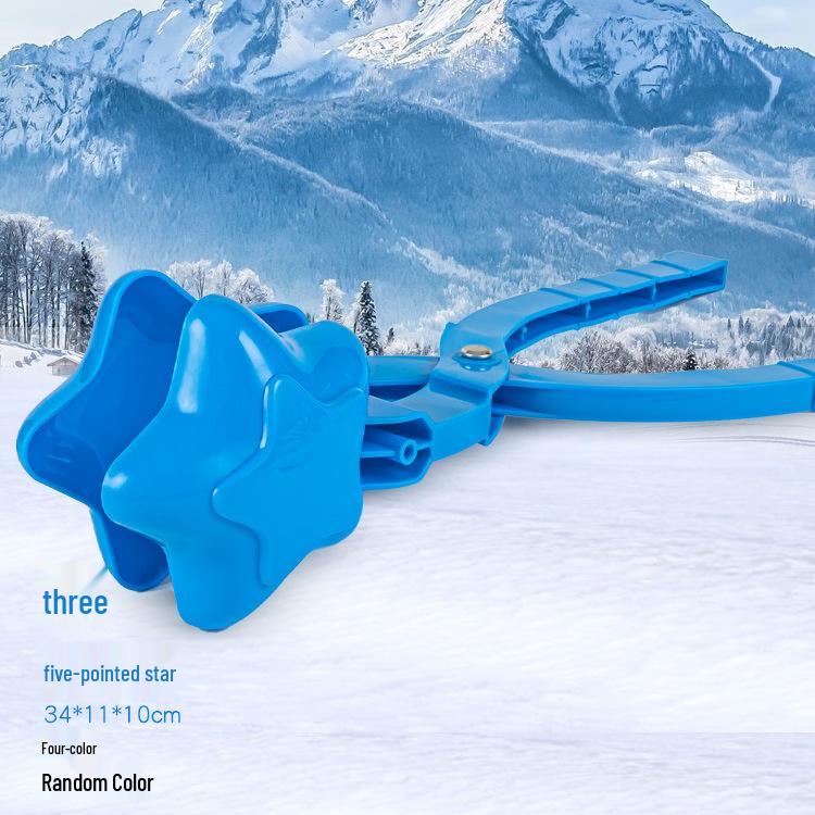 Durable Cartoon Snowman Snowball Clip: Perfect for Parent-Child Outdoor Fun