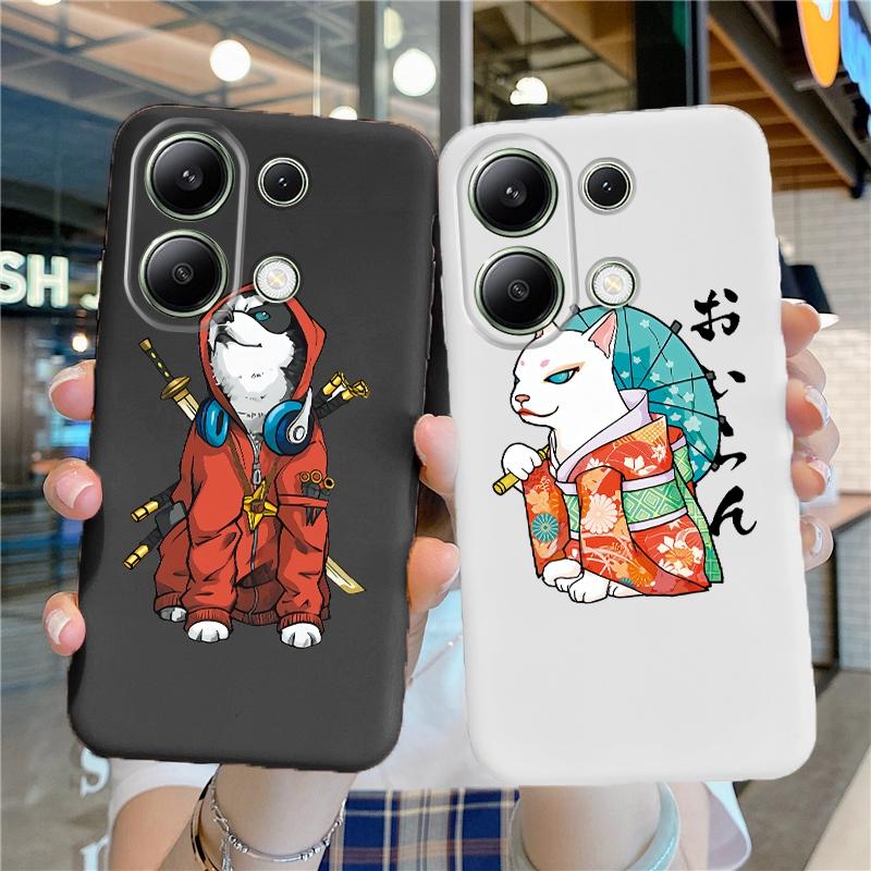 

Мягкий силиконовый чехол для пары кошек и собак для Xiaomi Redmi Note 13 Pro 14C Samsung A55 S24 FE S25 A06 M35 iPhone 15 Huawei Honor Realme противоударный чехол для телефона Samsung Galaxy S9 Plus чёрный