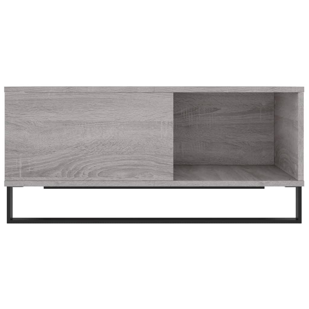 Coffee Table, Grey Sonoma Oak, 80x80x36.5 Cm