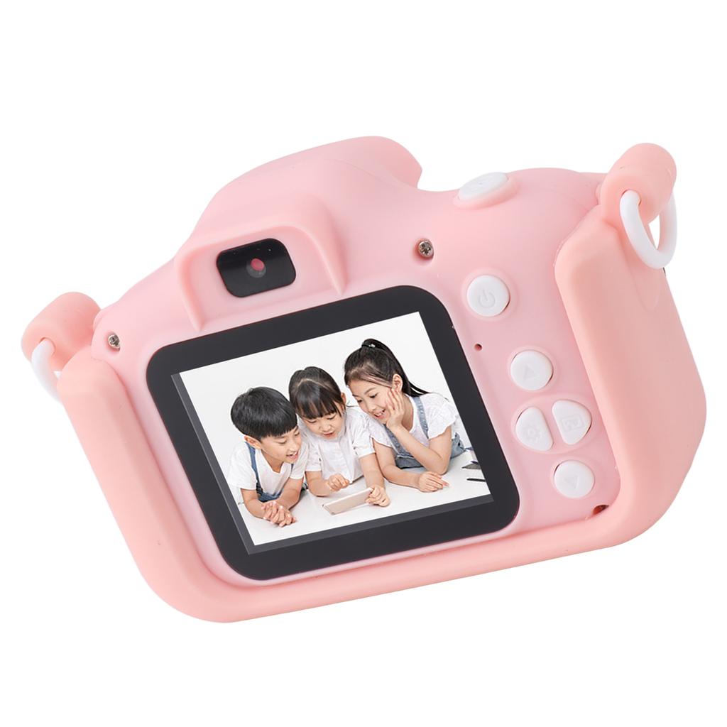 Kids Camera 20MP for Boys and Girls Birthday Gift With Game Video Recorder 1080P 2in IPS Blue Pink