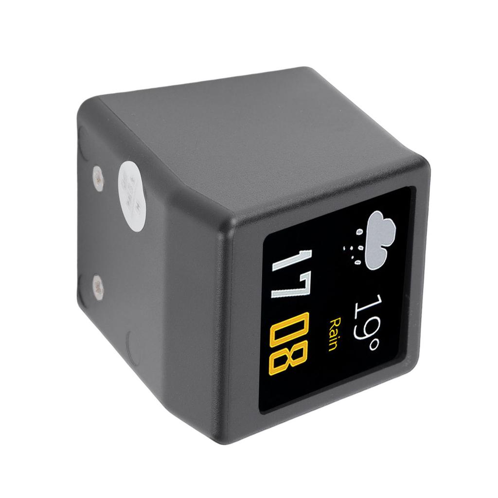 Mini Digital Clock 1.54in Screen LED Intelligent Dynamic Weather Temperature Humidity Display 240x240 Pixel