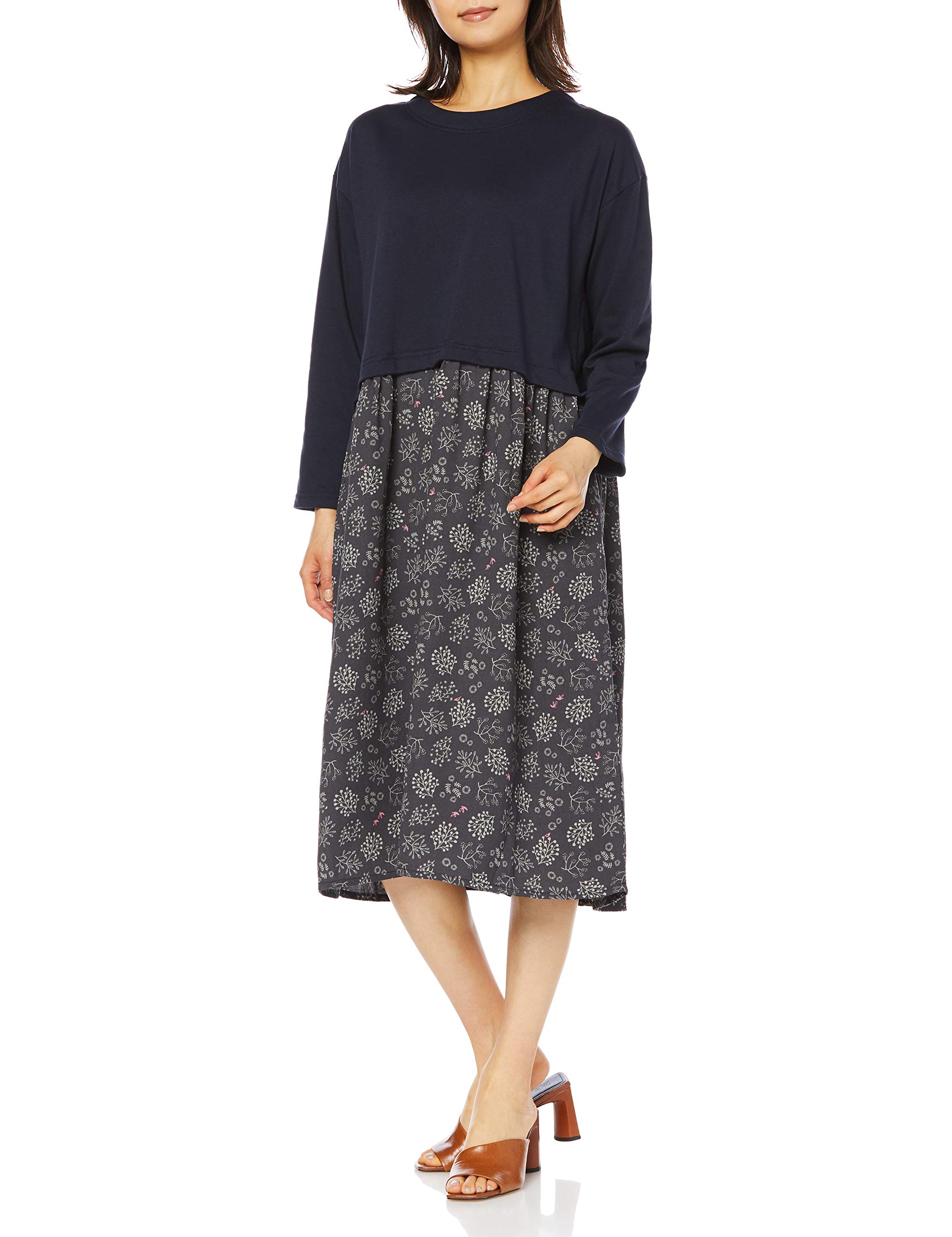 

Японская одежда для отдыха Hiba, многослойное платье с контрастным стильным и повседневным дизайном для женщин размера 3XL, одежда для дома,