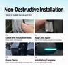 2PCS Universal Turn Signal Blinker Lamp Blue LED Car Rearview Mirror Light  Auto Accessory