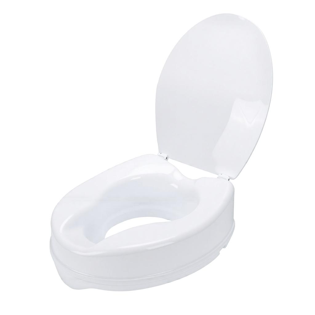 Toilet riser, suitable for the elderly, pregnant women, and disabled, provides height enhancement for standing up,