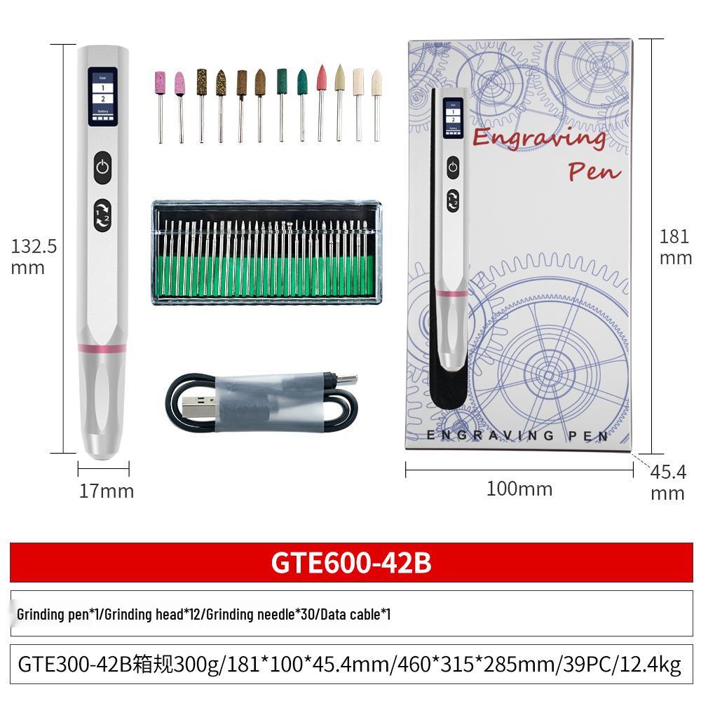 

42-in-1 Portable Lithium Battery Grinding & Engraving Tool for Nails, Art, and Polishing