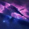 Soft Purple Night Sky Unicorn Duvet Cover Set - Polyester, Starry For Galaxy Design With Sparkling Stars & Clouds, All-Season