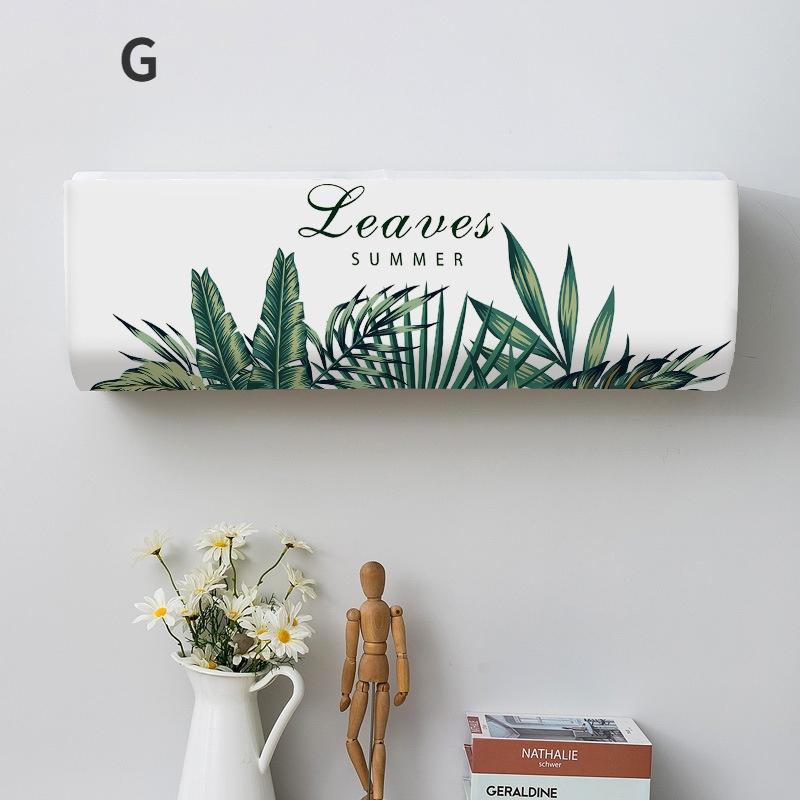 Nordic Air Conditioner Deksel Innendørs Pastoral Hengende Air Conditioning Beskyttelsesklut Støvtett deksel Ins Home Decor Protection Case