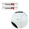 2pcs Car Styling Small Metal Type R Typer Logo Car Body Side Fender Sticker Emblem Badge For Honda Odyssey Accord Civic CRV Jazz