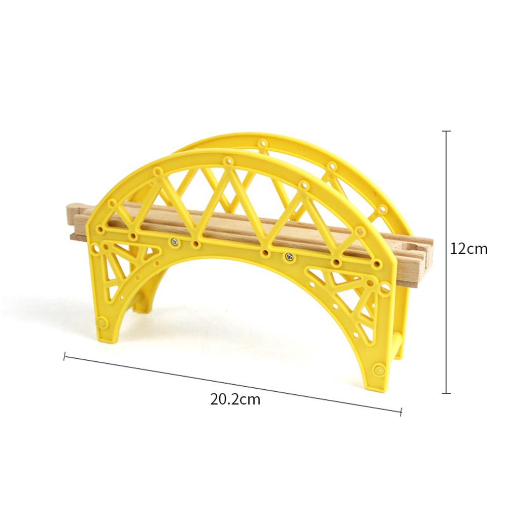 DIY Wooden Track Tools Bridge Train Track Accessories Suitable for Kids Educational Toys
