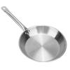 Patelnia 26 x 5cm Stal Nierdzewna Garnek do Steków Dno Kompozytowe Gulasz Mięso Smażone Jajka Narzędzia Kuchenne